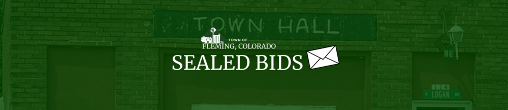 Fleming Colorado Sealed Bids