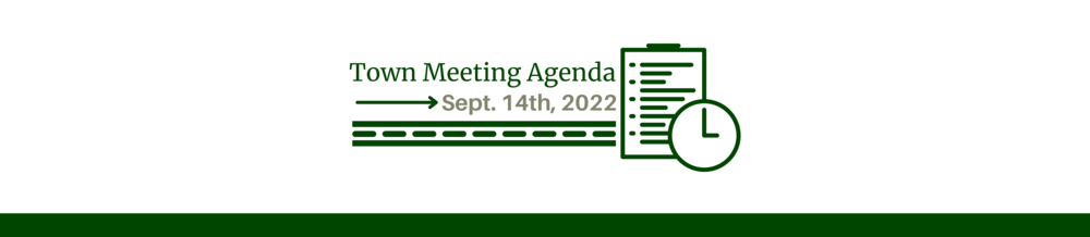Fleming Colorado Town Meeting Agenda