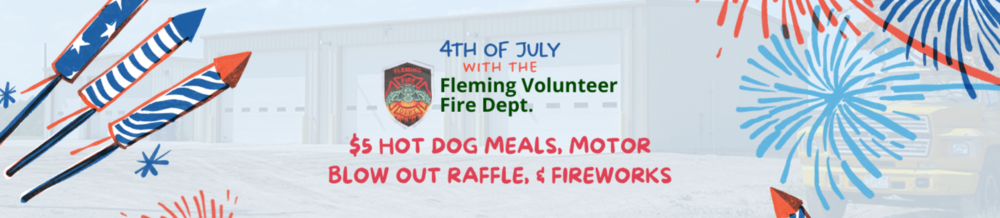 Fourth of July Fleming Fire Department