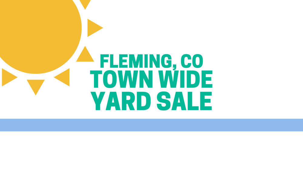 Fleming Colorado Town Wide Yard Sale