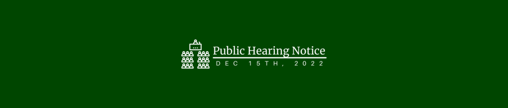 Fleming Colorado Public Hearing Notice
