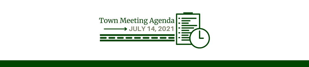 Town of Fleming Colorado Town Meeting Agenda July 2021