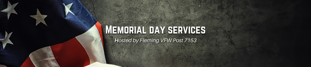 Fleming Colorado Memorial Day Fleming VFW