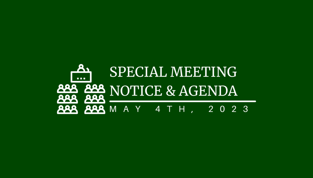Fleming colorado Special Meeting Notice