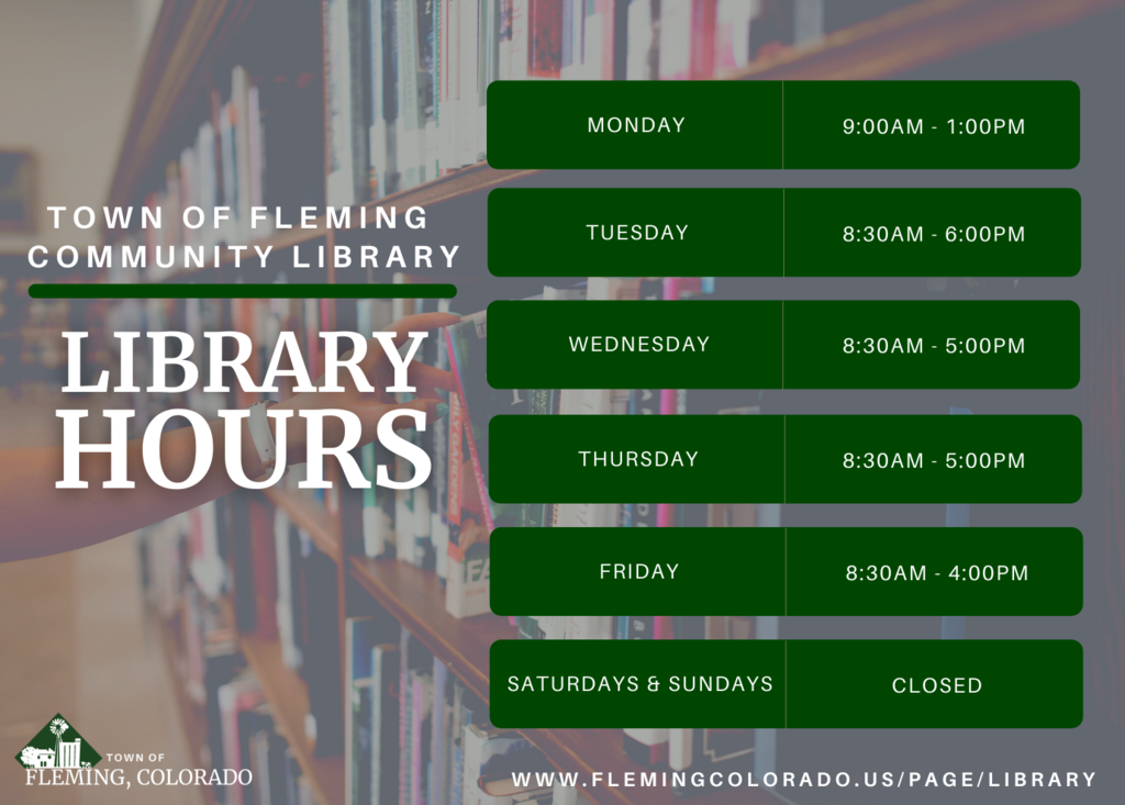 Fleming Colorado Library Hours