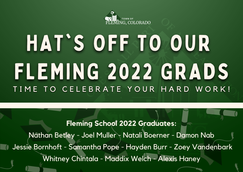 Fleming Colorado 2022 Graduates