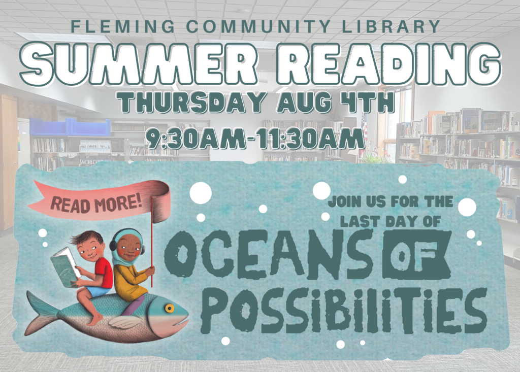 Fleming Colorado Community Library Summer Reading