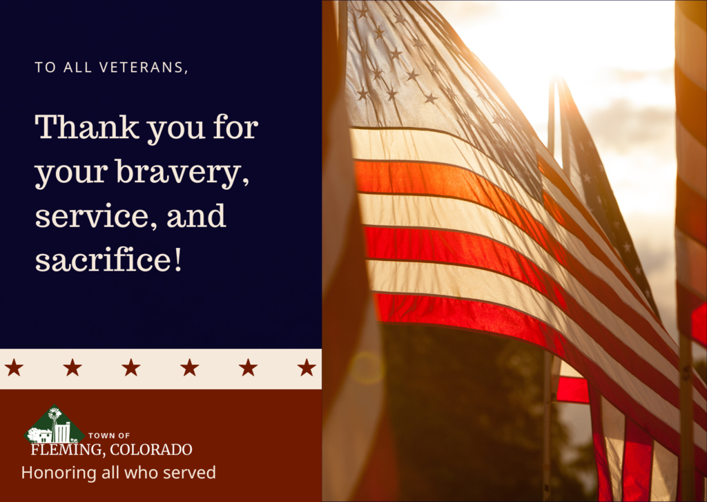 Fleming Colorado Veterans Day