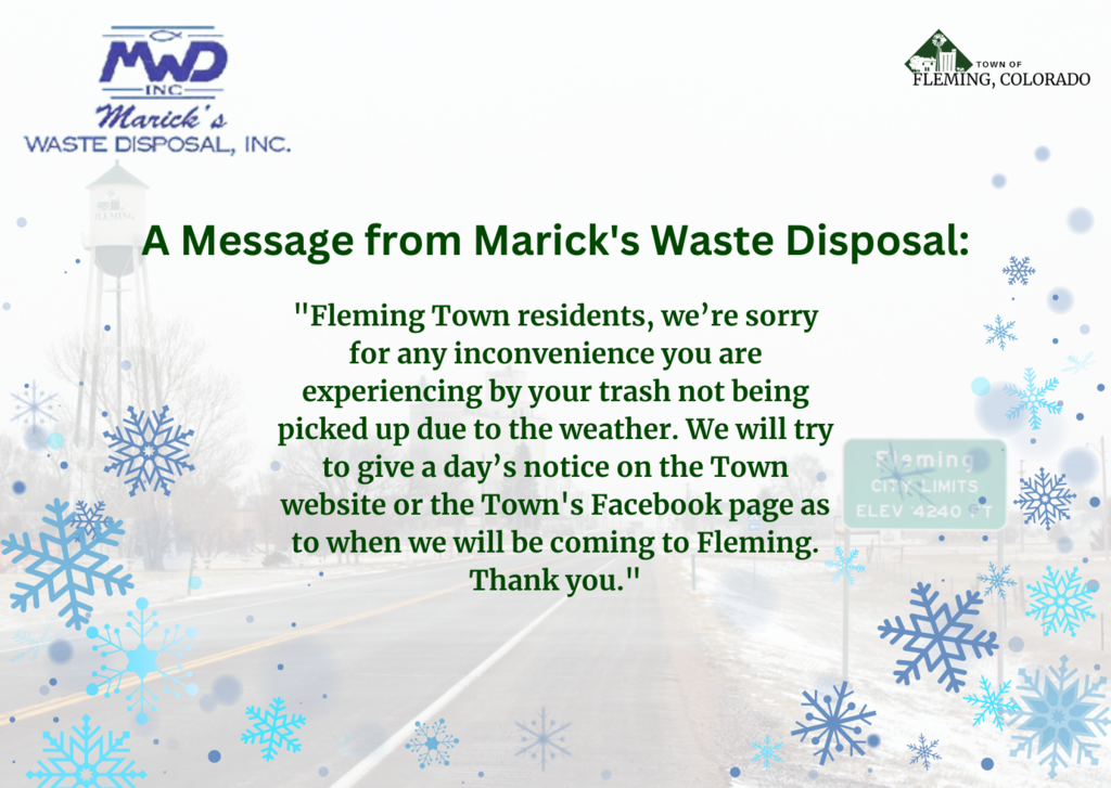 Fleming Colorado Marick's Waste Disposal