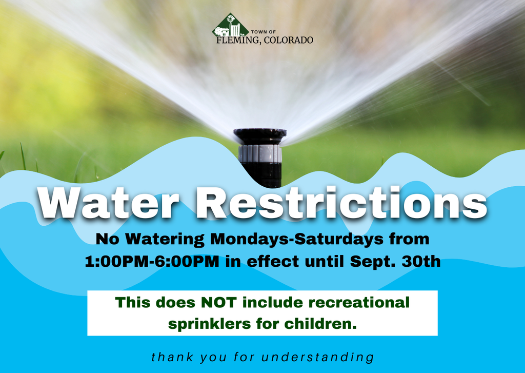 Fleming Colorado Water Restrictions